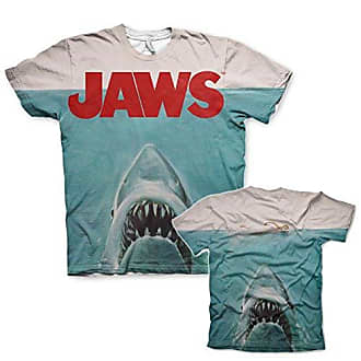 Blanc Jaws Officiellement Marchandises sous Licence Vintage Original Poster T-Shirt