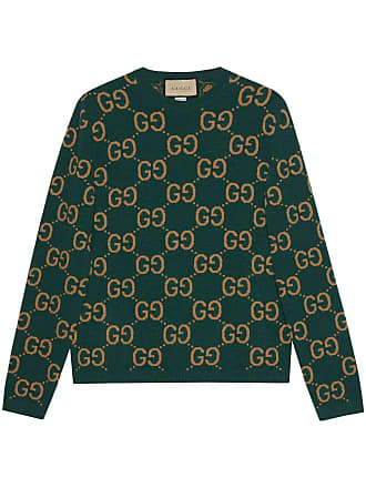 Gucci Men's Olive Green GG Polo Shirt S/M Gucci