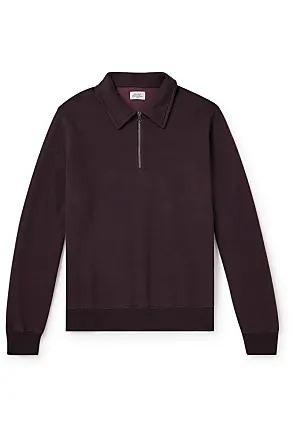 Sequoia Black Ribbed Cotton Quarter Zip Sweater – Collars & Co.