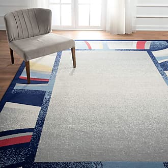 Home Dynamix Boho Andorra Transitional Damask Area Rug, Grey/Blue