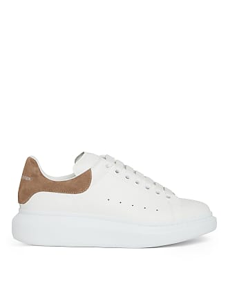 Save 18% Mens Trainers Alexander McQueen Trainers Alexander McQueen Rose Embossed Low-top Leather Sneakers in White for Men 