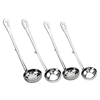 4pcs 2 In 1 Hot Pot Dinnerware Porridge Soup Spoon With Filter Skimmer  Kitchen Utensil Long Handle Colander Kitchen Utensils, Gadgets, Accessories  - Home Kitchen Items