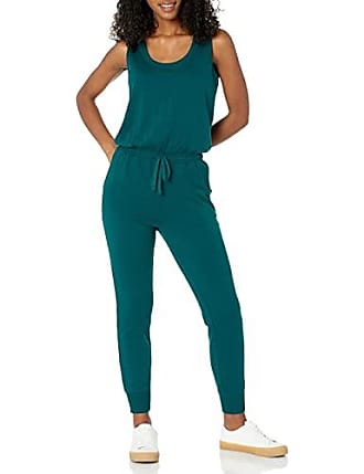 Sleeveless Linen Jumpsuit Apparel Amazon Essentials en coloris Bleu 66 % de réduction Femme Vêtements Combinaisons Combinaisons longues 