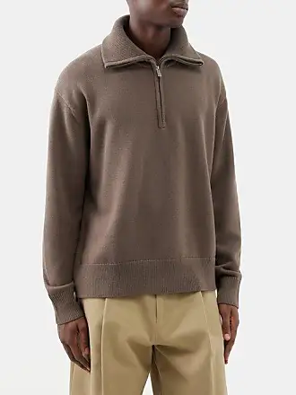 1/4 Zip Cashmere SKI Sweater in Oatmeal