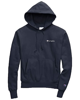 champion reverse weave left chest c pullover moletom com capuz