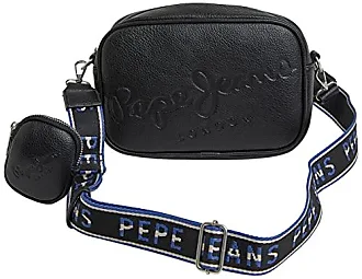 Pepe Jeans Egham Sac Messenger Porte-tablette Noir 23x27x7 cm Polyester,  Noir, Talla única, Sac à bandoulière pour tablette