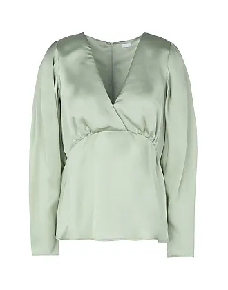 Green Women's Satin Blouses: Shop up to −89%