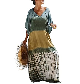 soyienma Summer Dresses for Women 2021 Womens Casual Floral Sleeveless Loose Maxi Dress Bohemian Caftan Beach Dress 