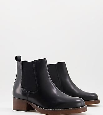 dune black leather chelsea boots