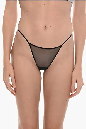Sexy Basics Paquete múltiple de bragas de bikini para mujer, ropa interior  de encaje de algodón, elastano, ropa interior elástica de algodón