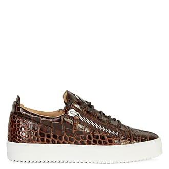 Giuseppe Zanotti Rubber Low Top Ridged Sole Sneakers in Brown for Men Mens Shoes Trainers Low-top trainers 