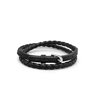 Black String Bracelet with Silver – Nialaya