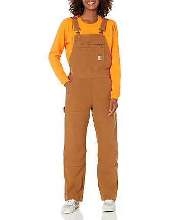 NWT Carhartt Rugged Flex Loose Fit Canvas Bib Women's Overalls