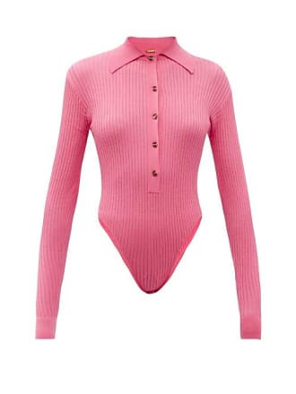TARAINYA Women's Ribbed Long Sleeve 3/4 Sleeve V Neck Bodysuit Tops Casual T Shirt Bodysuits 