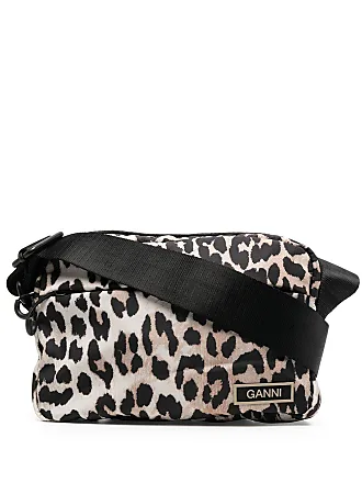 Ganni leopard online tas