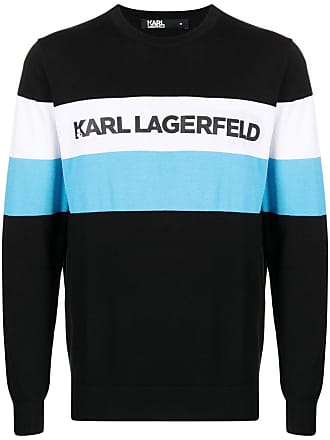 Karl Lagerfeld Man's KL Monogram Jacquard Sweatshirt