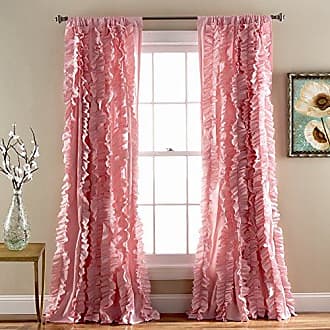 Hot Pink Curtains 2 Panels Set, Classical Simple Modern Design with Vibrant  Colored Diamond Line Pattern, Window Drapes for Living Room Bedroom, 108W X  90L Inches, Pink Peach Fuchsia, by Ambesonne 