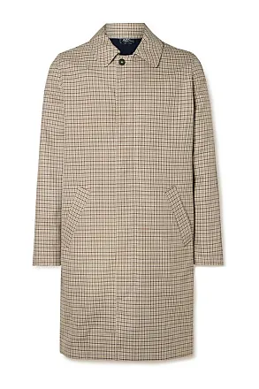 A.P.C concealed-fastening Belted Trench Coat - Neutrals