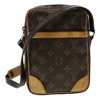 Louis Vuitton Vintage Tweedehands Bruine Canvas Louis Vuitton Crossbody Tas  White Dames 