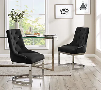 Chambord Home and Office Upholstered High Back Chair Black Fabric
