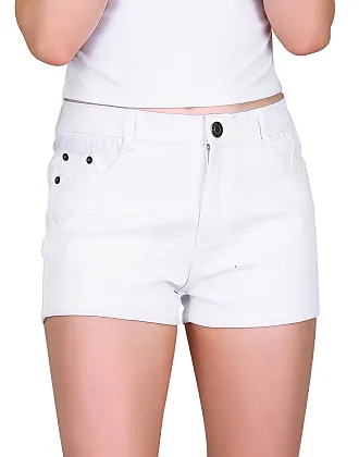 HDE Women's Solid Color Ultra Stretch Fitted Low Rise Moleton Denim Booty  Shorts : : Clothing, Shoes & Accessories