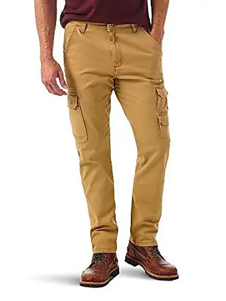 Wrangler Authentics Men's Straight Fit Twill Pant, Brushed Almond