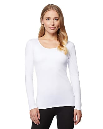 32 DEGREES Heat Womens Lightweight Thermal Baselayer Long Sleeve Scoop Top Stormy Night 