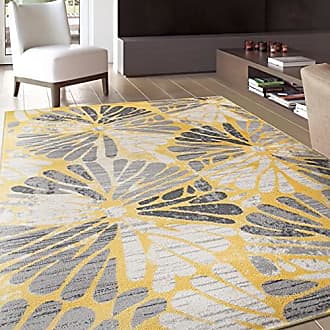 Rugshop Area Rug Modern Boxes Design Non-slip Carpet Bedroom Rugs