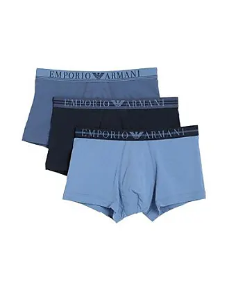 Emporio Armani Knitted Underwear Trunks in Pink for Men