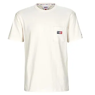 Tommy Hilfiger T-Shirt Classic Serif Linear Bianco Donna Bianco