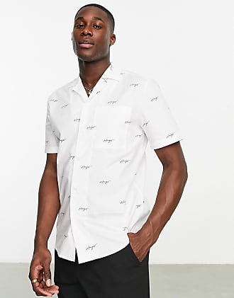 Caucho corazón mineral Camisas de HUGO BOSS para Hombre en Blanco | Stylight