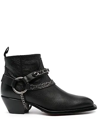 Sonora 70mm leather boots - Black