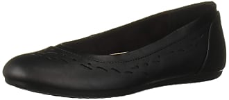 Easy Street Womens Bridget Ballet Flat, Black, 7.5 M US