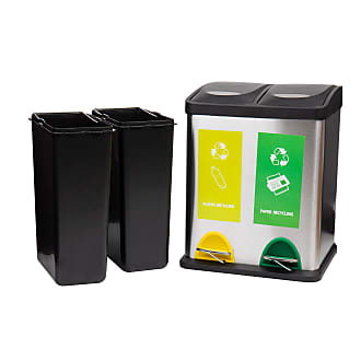 25L,45L Liter Plastic Bullet Bin Waste Rubbish Dustbin Kitchen Home Recycle Bin 