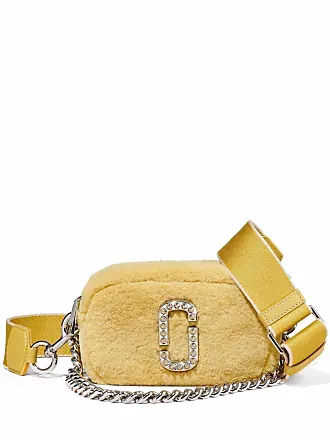 Marc Jacobs Taupe Logo Strap Snapshot Camera Bag at FORZIERI