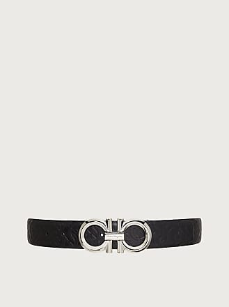 Salvatore Ferragamo Muflone Reversible Belt - Black