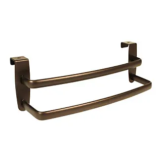 Interdesign Vine Over-the-Cabinet Kitchen Dish Towel Bar Holder - Bronze