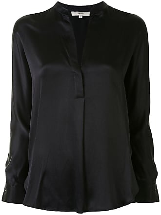 Vince silk v-neck blouse - women - Silk - M - Black