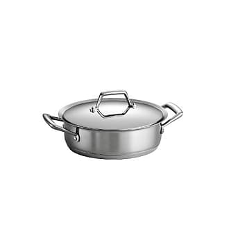 Tramontina Fry Pan Stainless Steel Tri-Ply Base 12-inch, 80101/021DS