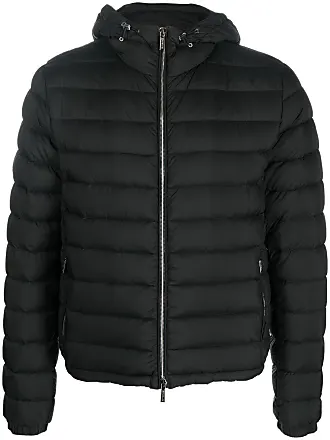 Moorer Osiride padded quilted coat - Black