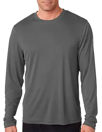 Hanes Long Sleeve T-Shirts − Sale: at $8.89+