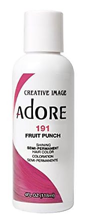 ADORE Semi-Permanent Haircolor, 191: Fruit Punch, 4 Fl Oz