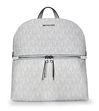 Michael Kors Cooper Commuter Medium Sling Bag Backpack Mk Rainbow Optic White