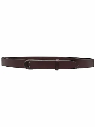 ORCIANI Calf classic leather belt. , color Black
