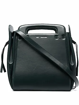 AMI Lunch Box Leather Bag - Neutrals