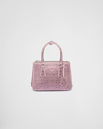 Prada Soft Padded Re-Nylon Mini-Bag White/Pink/Beige For Women 7.1