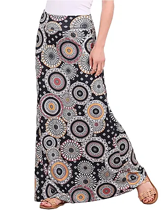 Popana Womens Long Maxi Skirt Casual Convertible Sundress Plus Size Made in  USA Black Small at  Women's Clothing store