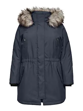 Only Damen Jacke Übergangsjacke Damenjacke Mantel Kapuze ONLLorca Canvas  Parka