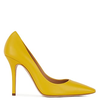 mustard satin heels