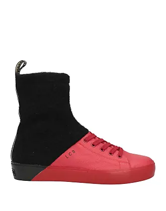 Sneakers montantes homme cuir rouge - CHAMPION